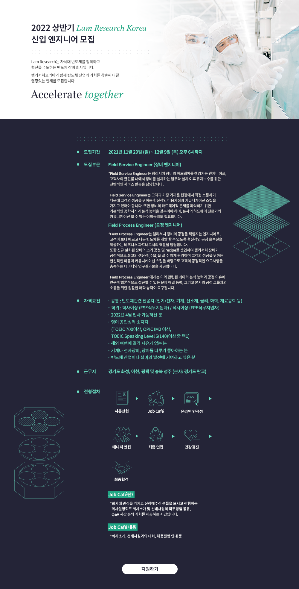 [램리서치코리아] 2022 신입 엔지니어 모집(~12/9)